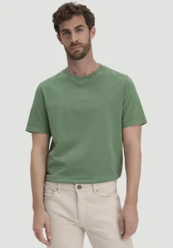 hessnatur Heavy Jersey Shirt Relaxed aus reiner Bio-Baumwolle von efeugrün