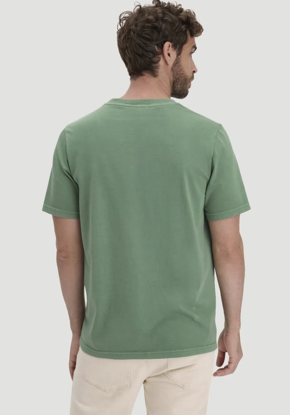 hessnatur Heavy Jersey Shirt Relaxed aus reiner Bio-Baumwolle von efeugrün