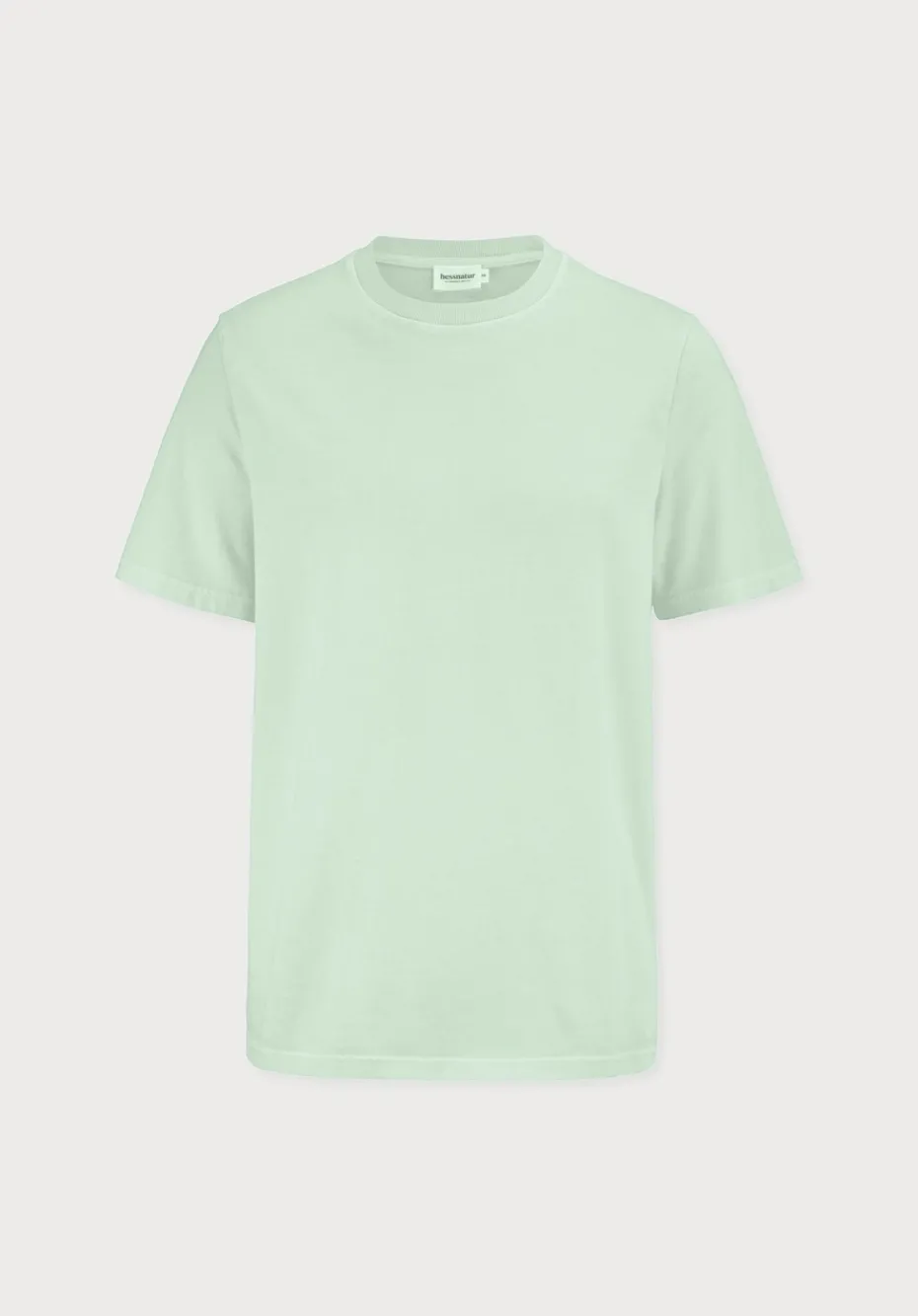 hessnatur Heavy Jersey Shirt Relaxed aus reiner Bio-Baumwolle von pastellmint Clearance