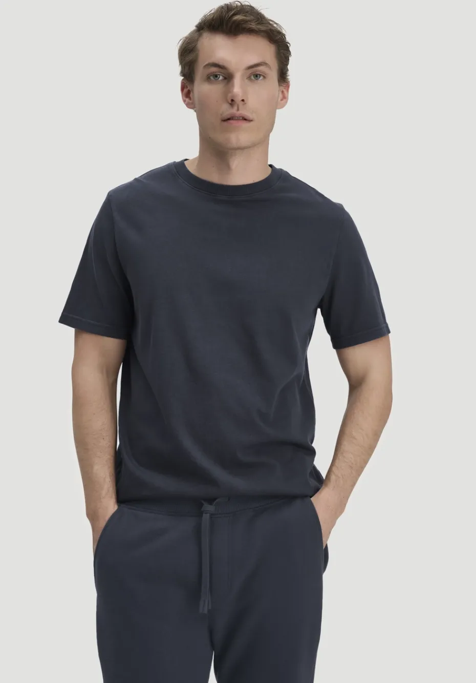 hessnatur Heavy Jersey Shirt Relaxed aus reiner Bio-Baumwolle von marine New