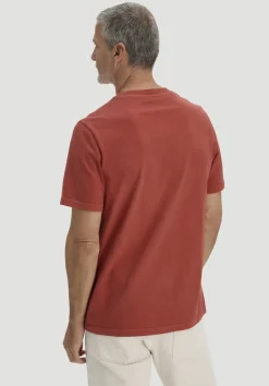 hessnatur Heavy Jersey Shirt Relaxed aus reiner Bio-Baumwolle von terrakotta Hot