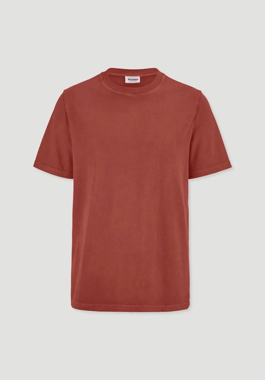 hessnatur Heavy Jersey Shirt Relaxed aus reiner Bio-Baumwolle von terrakotta Hot