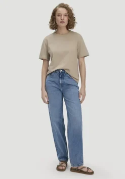 hessnatur Heavy Jersey T-Shirt aus reiner Bio-Baumwolle von sand Hot