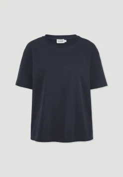 hessnatur Heavy Jersey T-Shirt aus reiner Bio-Baumwolle von marine Discount
