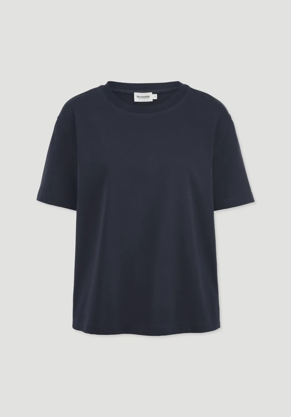 hessnatur Heavy Jersey T-Shirt aus reiner Bio-Baumwolle von marine Discount