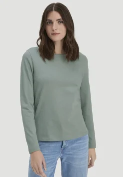 hessnatur Heavy Shirt Relaxed aus reiner Bio-Baumwolle von mattgrün