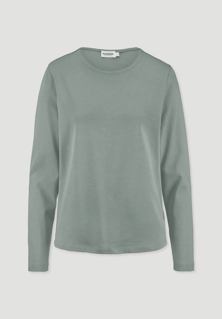 hessnatur Heavy Shirt Relaxed aus reiner Bio-Baumwolle von mattgrün