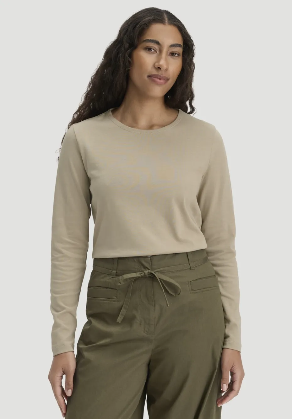 hessnatur Heavy Shirt Relaxed aus reiner Bio-Baumwolle von sand Outlet