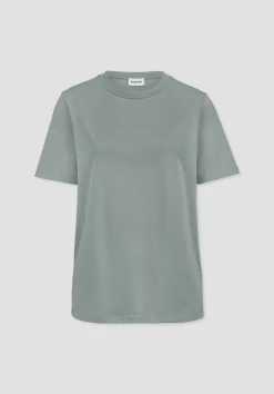 hessnatur Heavy T-Shirt Relaxed aus reiner Bio-Baumwolle von mattgrün Online