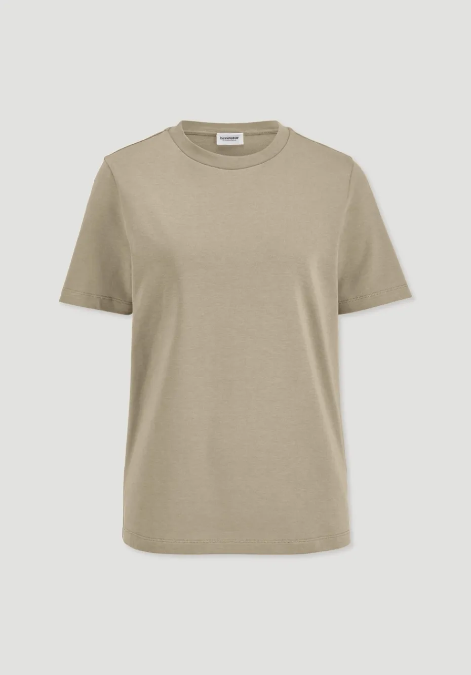 hessnatur Heavy T-Shirt Relaxed aus reiner Bio-Baumwolle von sand New