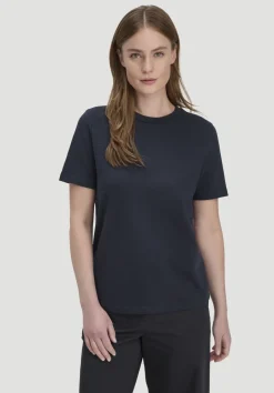 hessnatur Heavy T-Shirt Relaxed aus reiner Bio-Baumwolle von marine Clearance