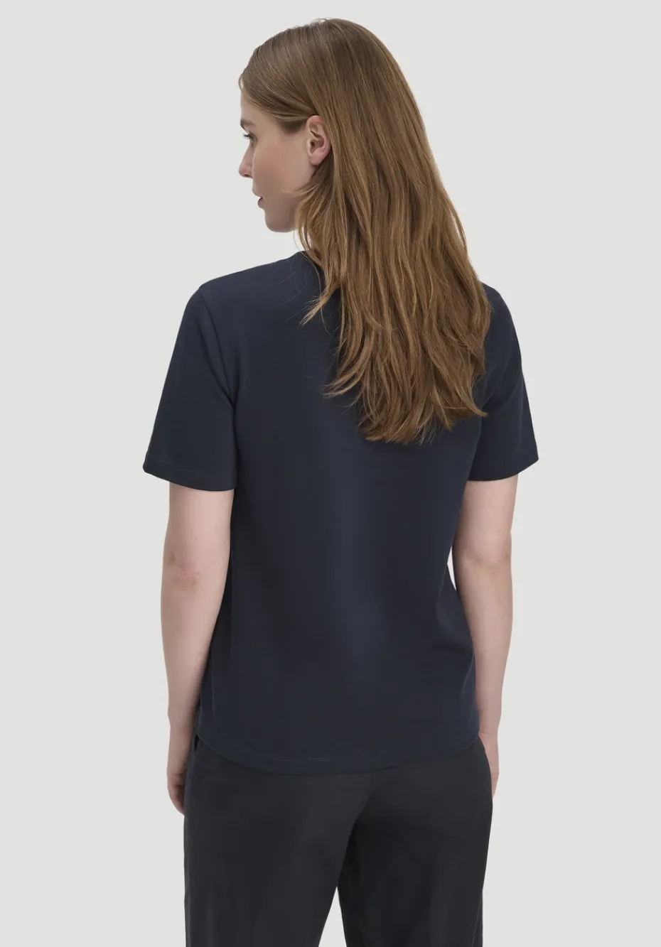 hessnatur Heavy T-Shirt Relaxed aus reiner Bio-Baumwolle von marine Clearance