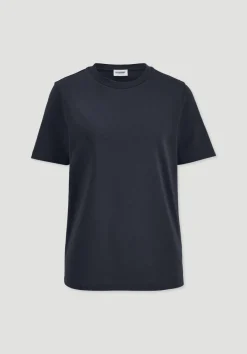 hessnatur Heavy T-Shirt Relaxed aus reiner Bio-Baumwolle von marine Clearance