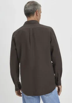 hessnatur Hemd Regular aus reinem Leinen von Sale