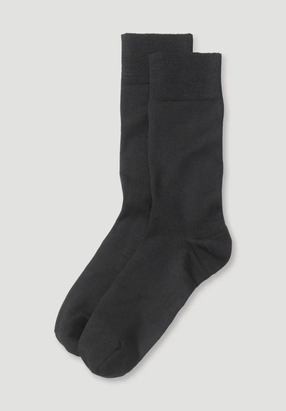 hessnatur Herren Socke im 2er-Pack aus Bio-Merinowolle mit Bio-Baumwolle von schwarz Best