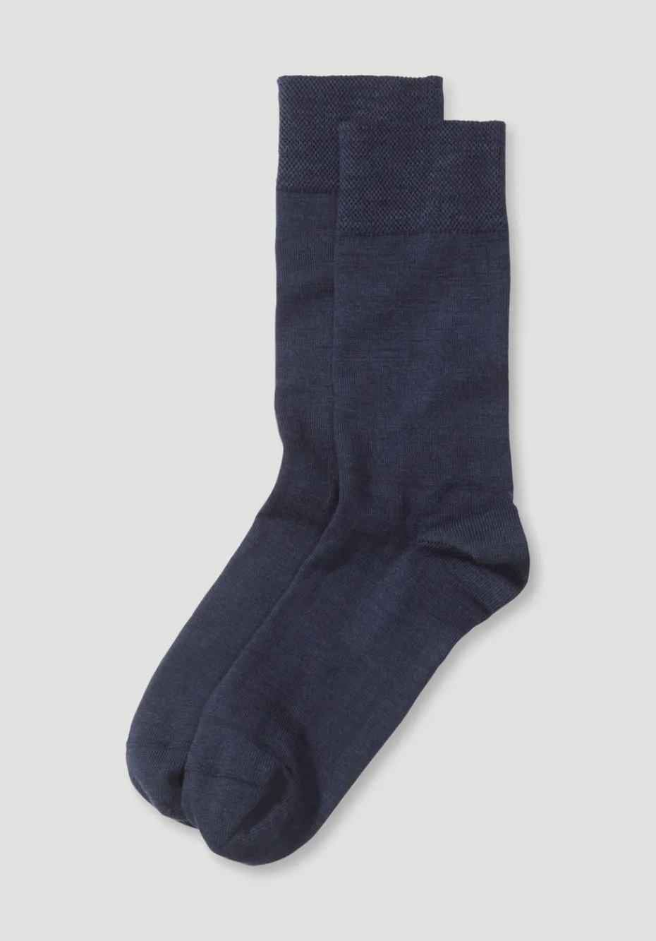 hessnatur Herren Socke im 2er-Pack aus Bio-Merinowolle mit Bio-Baumwolle von marine