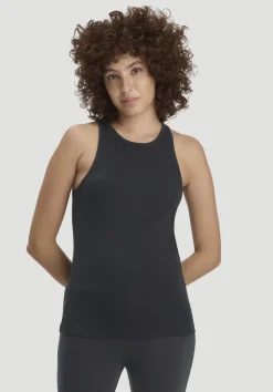 hessnatur High-Neck Ribtop SOFT RIB aus Bio-Baumwolle von schwarz Sale