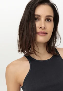 hessnatur High-Neck Tanktop im 2er-Pack PURE COTTON aus reiner Bio-Baumwolle von schwarz