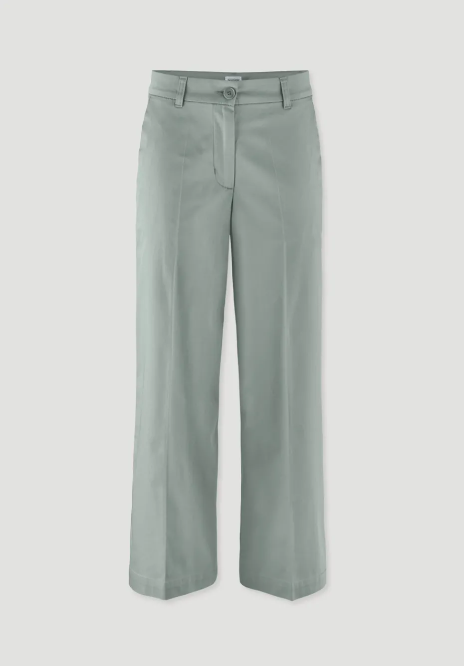 hessnatur Hose Culotte Regular aus Bio-Baumwolle von mattgrün Online