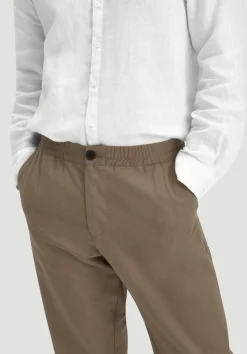 hessnatur Hose ENEA Regular aus Bio-Baumwolle mit Leinen von camel Sale