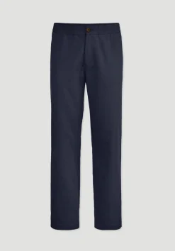 hessnatur Hose ENEA Regular aus Bio-Baumwolle mit Leinen von marine Sale