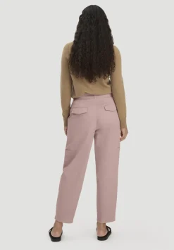 hessnatur Hose Soft Utility Cargo Relaxed aus Bio-Baumwolle von rosé Sale
