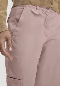 hessnatur Hose Soft Utility Cargo Relaxed aus Bio-Baumwolle von rosé Sale