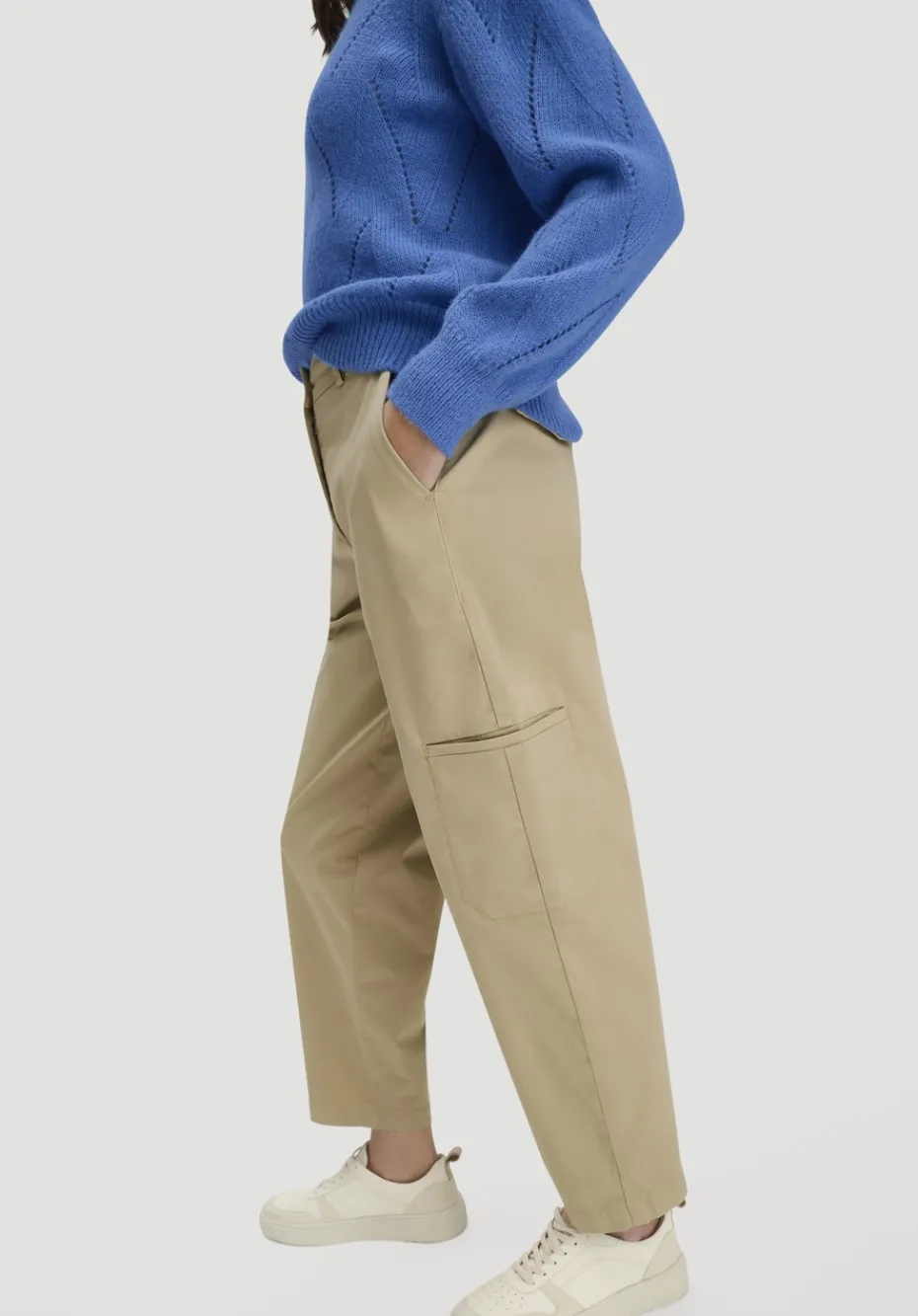 hessnatur Hose Soft Utility Cargo Relaxed aus Bio-Baumwolle von goldsand Online