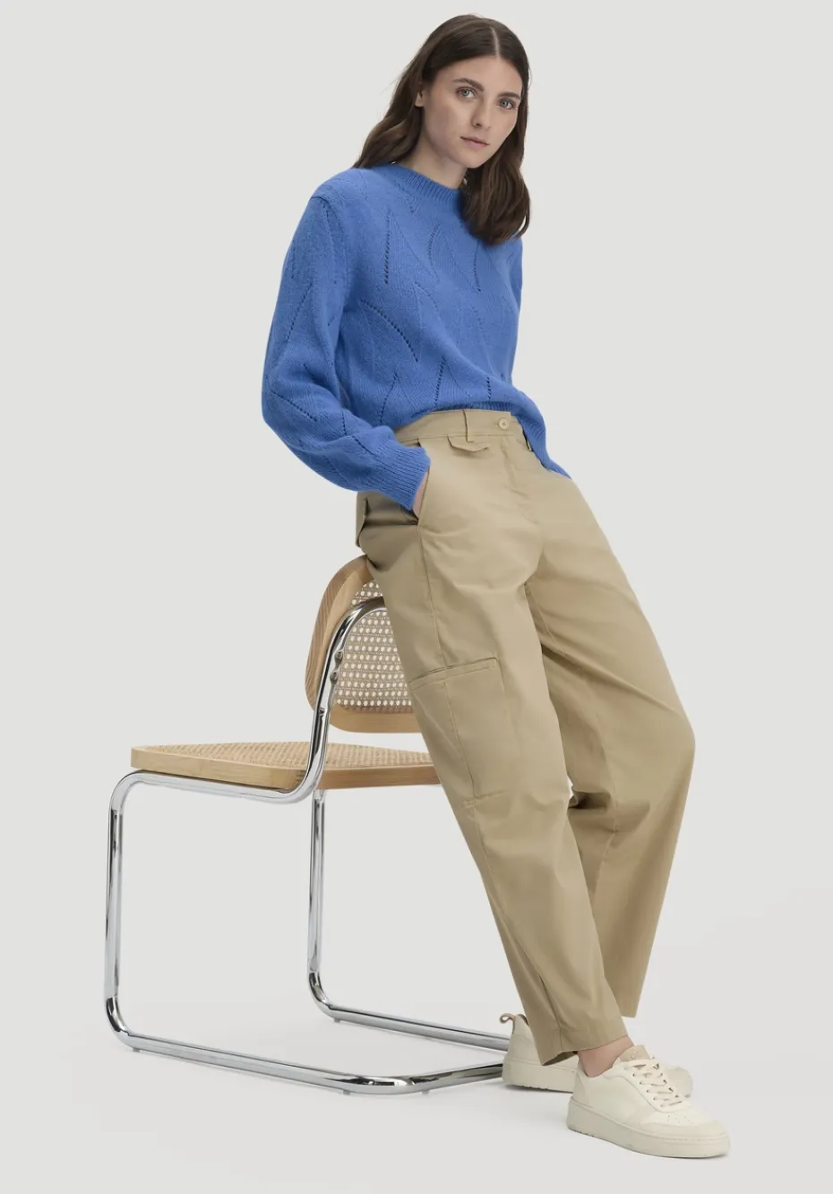 hessnatur Hose Soft Utility Cargo Relaxed aus Bio-Baumwolle von goldsand Online