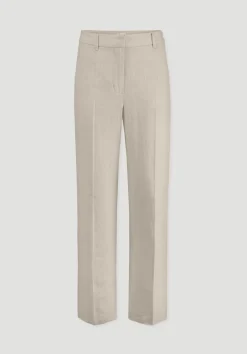 hessnatur Hose Straight Leg aus reinem Leinen von düne Clearance