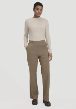 hessnatur Hose Straight Leg Relaxed aus Bio-Baumwolle von camel Sale