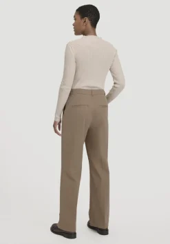 hessnatur Hose Straight Leg Relaxed aus Bio-Baumwolle von camel Sale