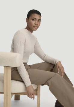 hessnatur Hose Straight Leg Relaxed aus Bio-Baumwolle von camel Sale