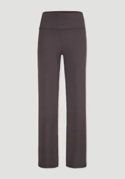 hessnatur Hose Wide Leg ACTIVE COMFORT aus Bio-Baumwolle von mauvebraun