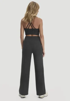 hessnatur Hose Wide Leg ACTIVE COMFORT aus Bio-Baumwolle von schwarz Outlet