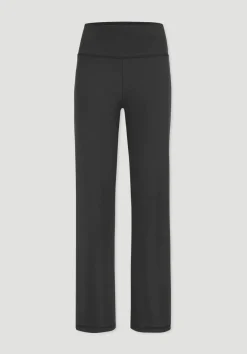 hessnatur Hose Wide Leg ACTIVE COMFORT aus Bio-Baumwolle von schwarz Outlet