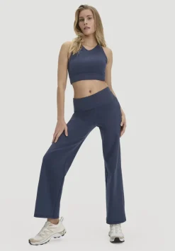 hessnatur Hose Wide Leg ACTIVE COMFORT aus Bio-Baumwolle von mitternachtsblau Hot