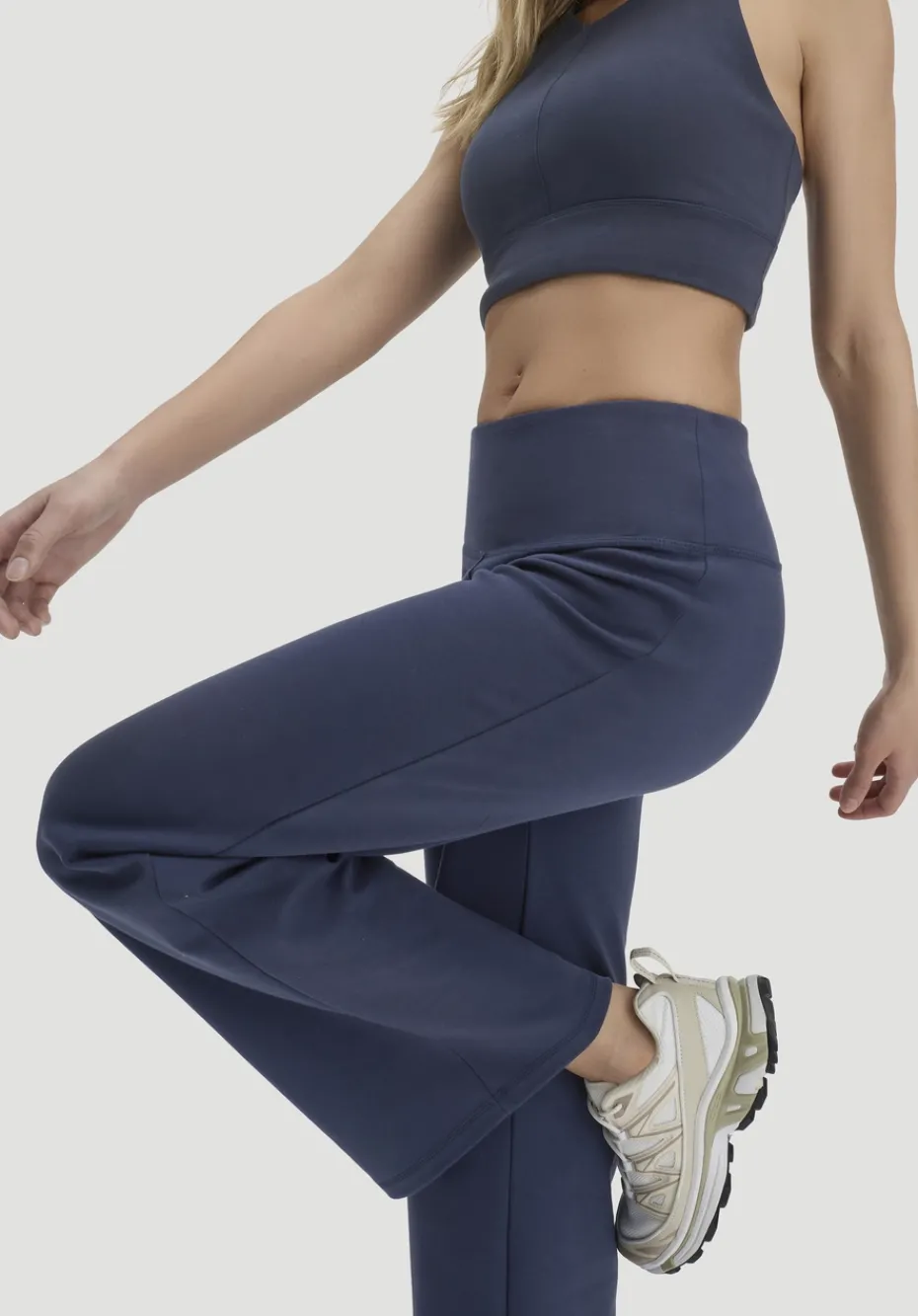 hessnatur Hose Wide Leg ACTIVE COMFORT aus Bio-Baumwolle von mitternachtsblau Hot