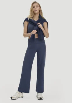 hessnatur Hose Wide Leg ACTIVE COMFORT aus Bio-Baumwolle von mitternachtsblau Hot