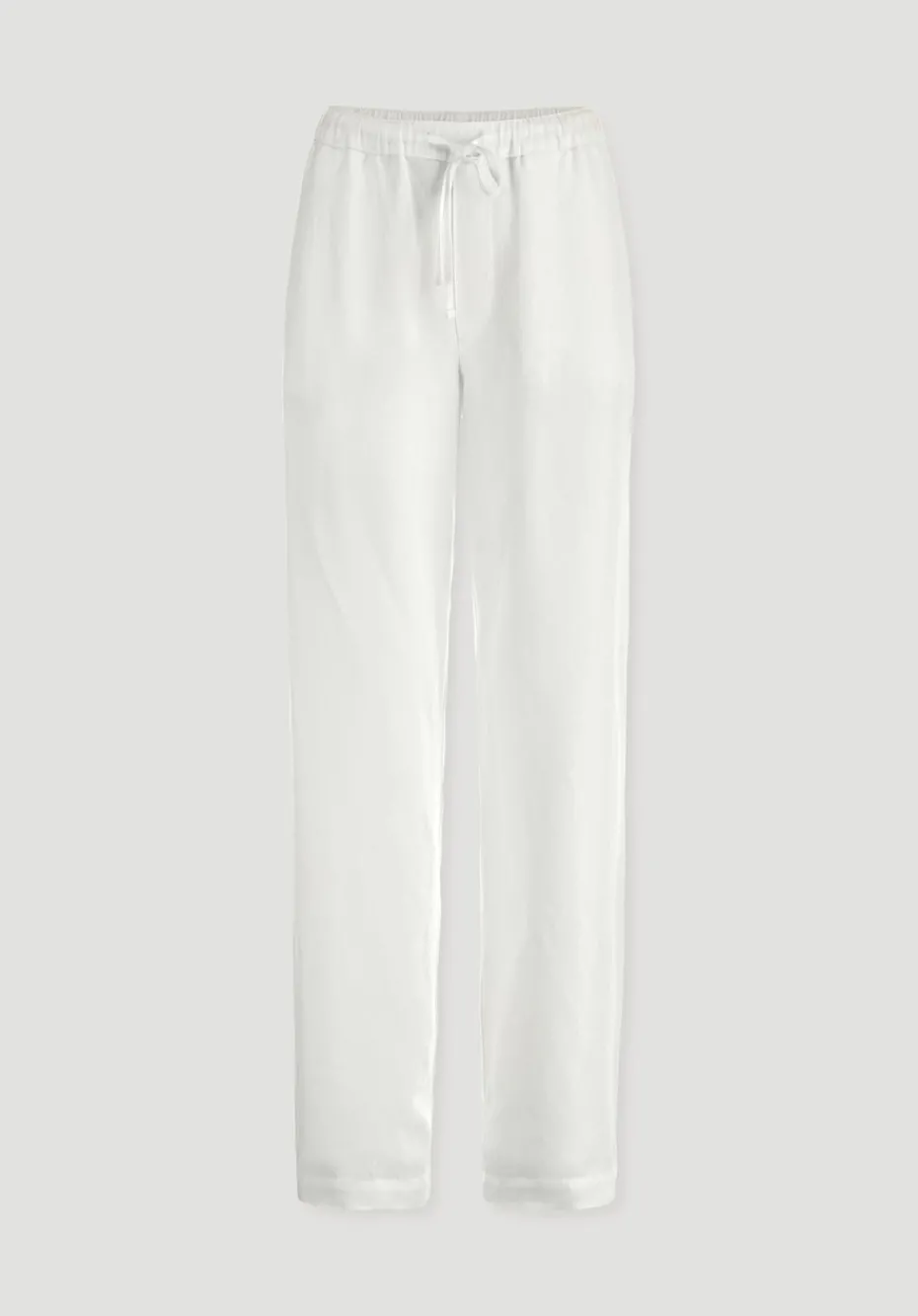hessnatur Hose Wide Leg aus TENCEL™ Lyocell mit Leinen von naturweiss Discount