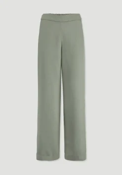 hessnatur Hose Wide Leg aus TENCEL™ Lyocell von mattgrün Best