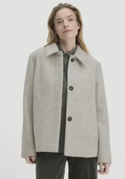 hessnatur Jacke Deichschaf Regular aus regionaler Schurwolle von naturgrau Outlet