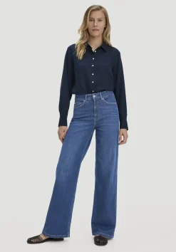 hessnatur Jeans ALVA Wide Leg aus Bio-Denim von pure blue Hot