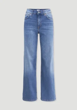 hessnatur Jeans ALVA Wide Leg aus Bio-Denim von dark blue Outlet
