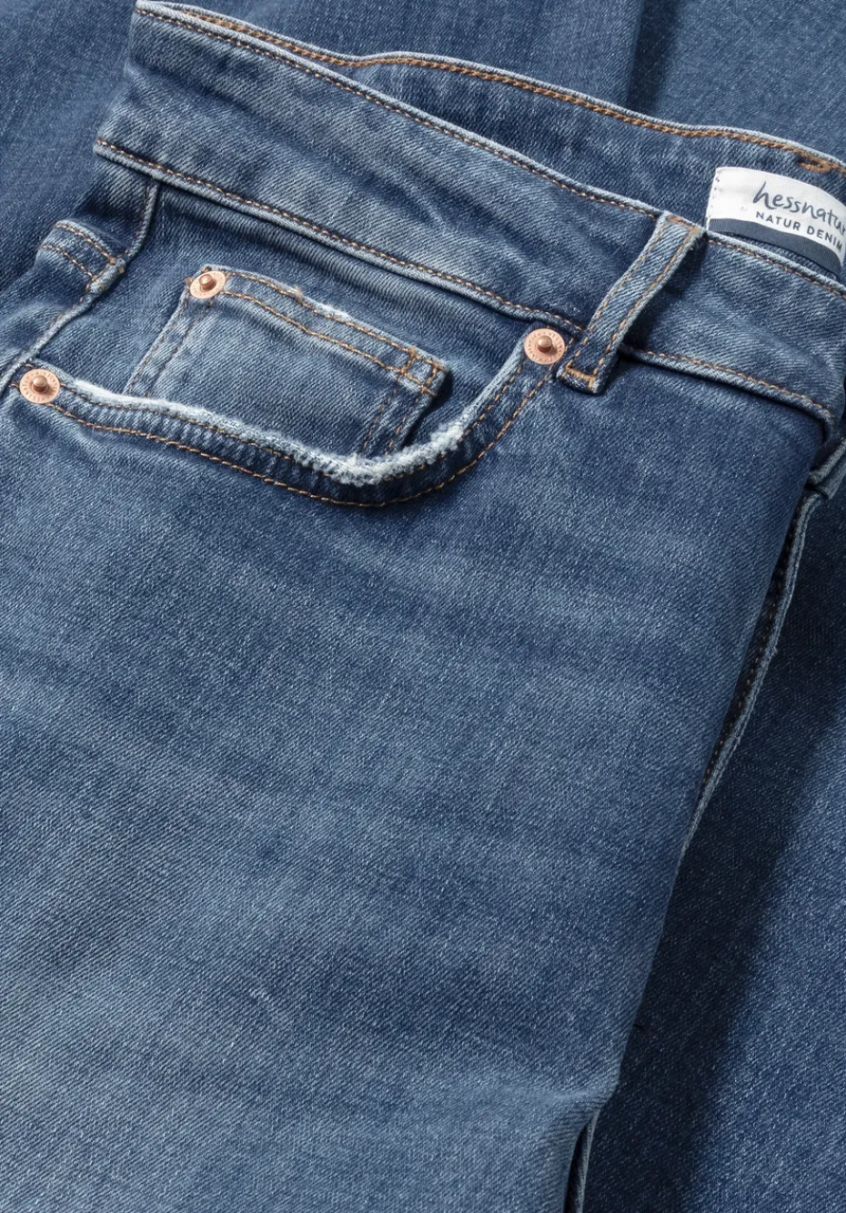 hessnatur Jeans ALVA Wide Leg aus Bio-Denim von dark blue Outlet