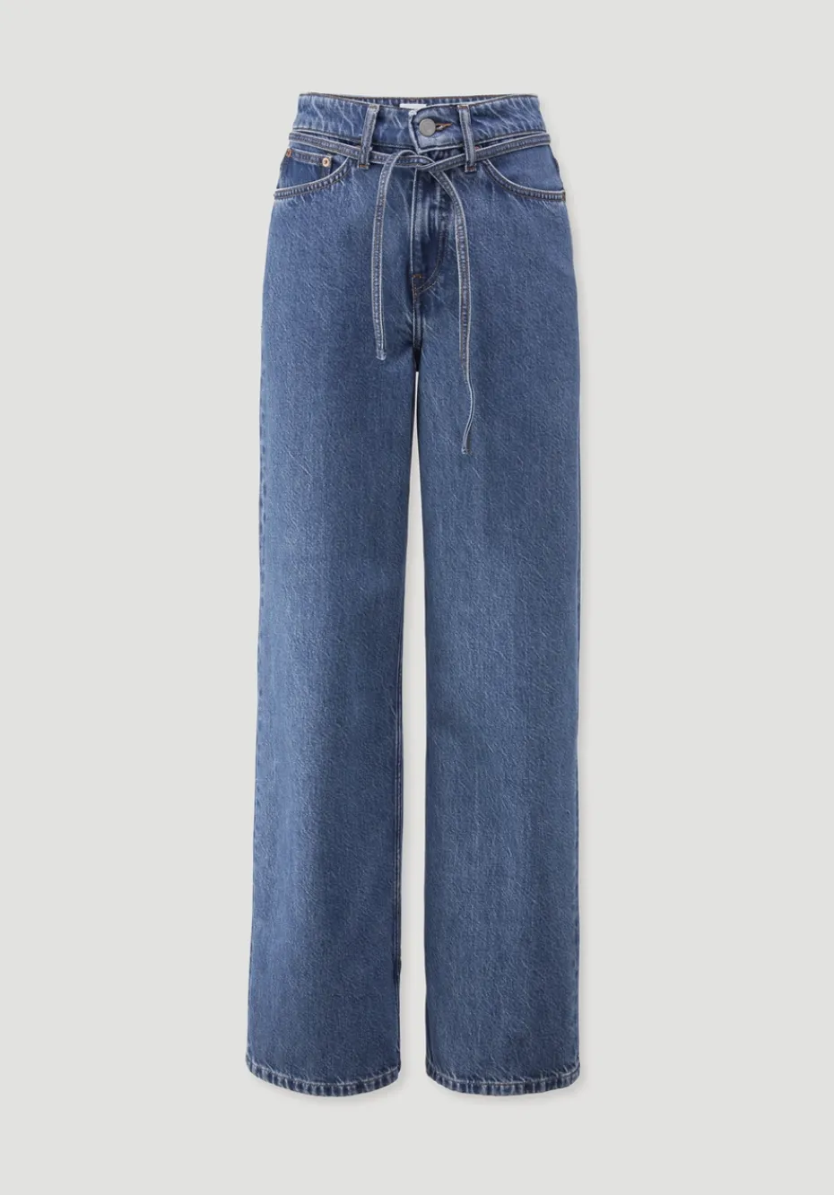 hessnatur Jeans ALVA Wide Leg Soft aus Bio-Baumwolle mit TENCEL™ Lyocell von dark blue Hot