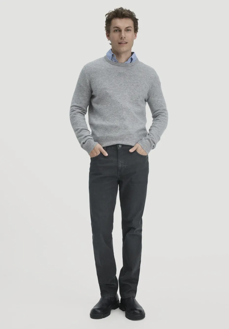 hessnatur Jeans BEN Regular Straight BETTER RECYCLING aus Bio-Denim von black washed Online