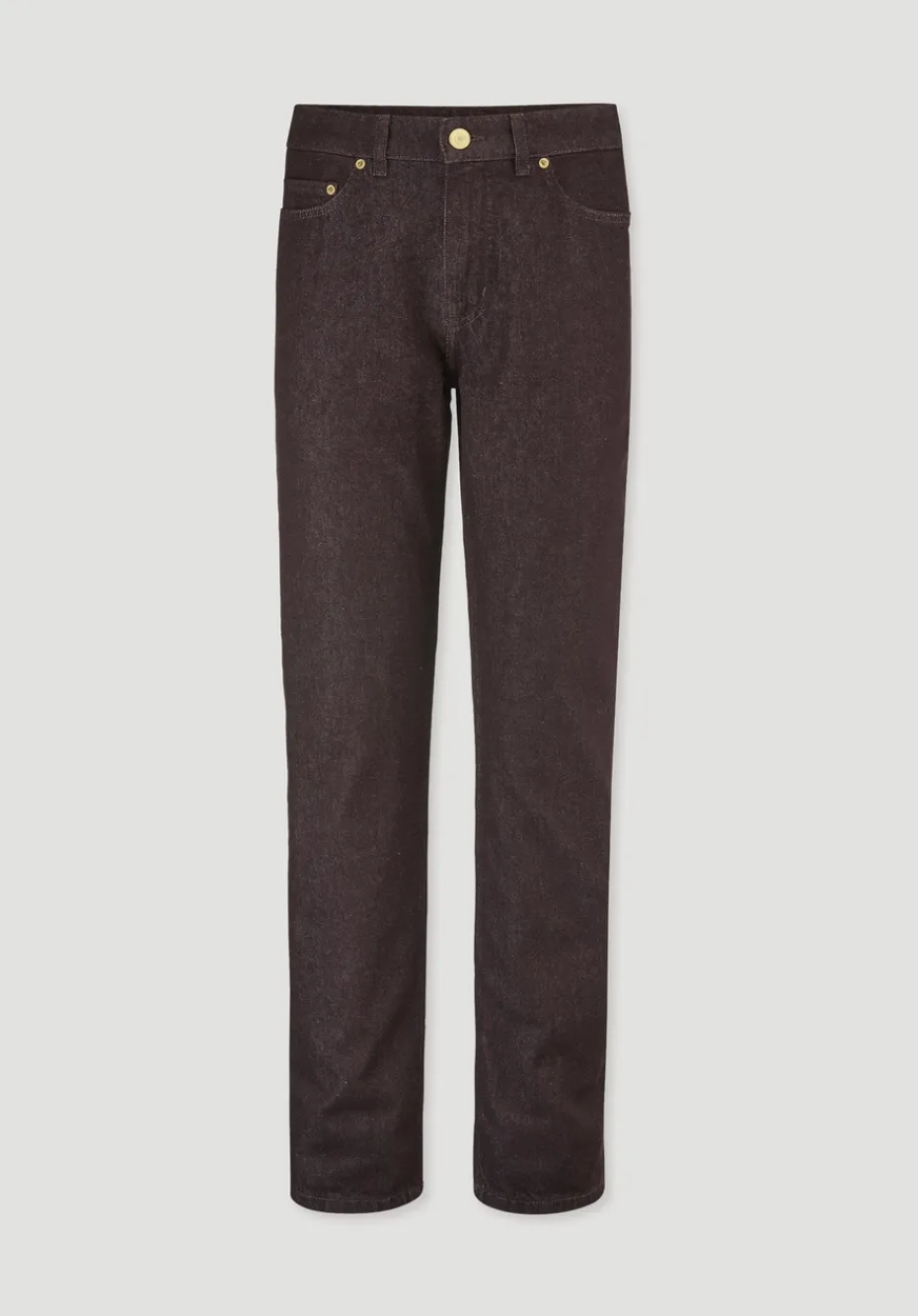 hessnatur Jeans BEN Regular Straight aus reinem Bio-Denim von brown New