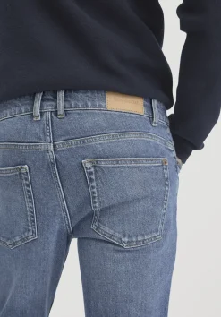 hessnatur Jeans BEN Regular Straight aus Bio-Denim von medium blue Best