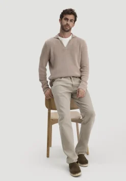 hessnatur Jeans BEN Regular Straight aus Bio-Denim mit Hanf von sand Sale